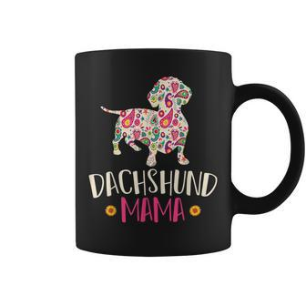 Mothers Day Gift Wiener Mom Weenie Dog Vintage Dachshund Coffee Mug - Seseable