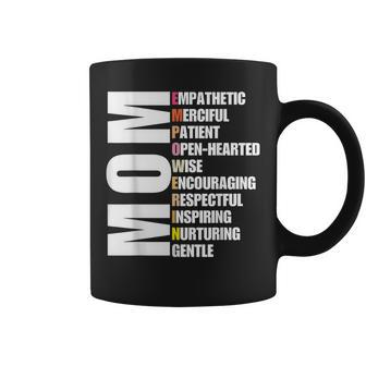 Mothers Day Mom Loving Strong Amazing Beloved Coffee Mug | Mazezy CA