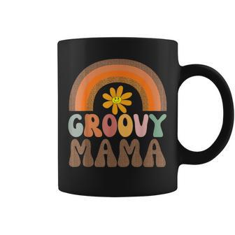 Mothers Day Mom Mama Groovy Vintage Retro Hippie Coffee Mug - Thegiftio UK