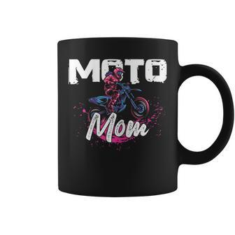 Moto Mom Extreme Sports Dirt Bike Rider Race Biker Offroad Gift For Womens Coffee Mug | Mazezy AU