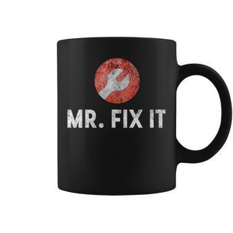 Mr Fix It Funny Plumber Gift For Dad Coffee Mug