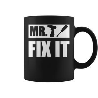 Mr Fix It T Shirt Funny Fathers Day Gift For Dad From Son Coffee Mug | Mazezy DE