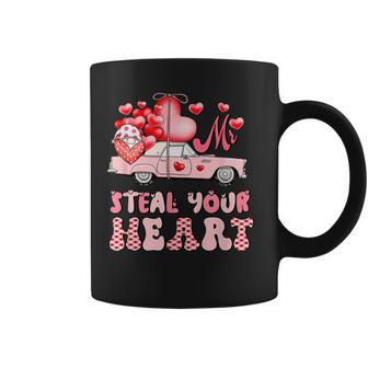 Mr Steal Your Heart Gnome Hearts Car Valentine Couple Outfit Coffee Mug - Seseable