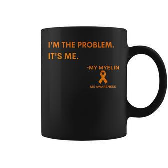 Ms Orange Ribbon Myelin | Mem Coffee Mug | Mazezy CA