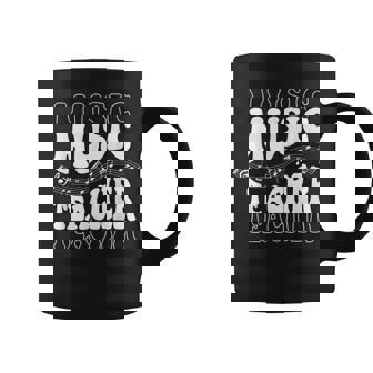 Music Teacher Teacher Life Love Music With Teacher Gifts Coffee Mug | Mazezy