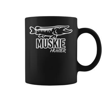 Muskie Hunter | Cute Esox Musky Fishing Lovers Gift Coffee Mug - Seseable