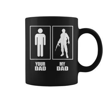 My Dad Is In Army Proud Us Military Family Gift Coffee Mug | Mazezy