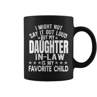 My Daughter-In-Law Is My Favorite Child Funny Mother In Law Coffee Mug | Mazezy CA