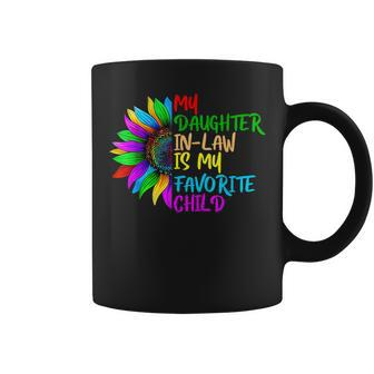 My Daughter In Law Is My Favorite Child Mother Sunflower Coffee Mug | Mazezy UK
