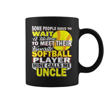 My Favorite Baseball Player Calls Me Uncle Fathers Day Ball Coffee Mug - Thegiftio UK