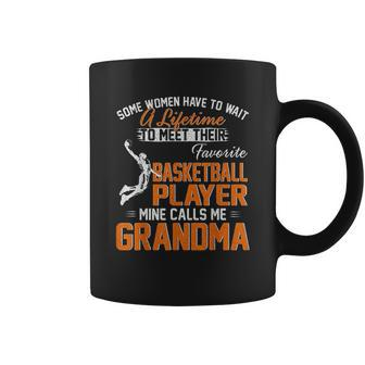 My Favorite Basketball Player Calls Me Grandma Coffee Mug - Thegiftio UK