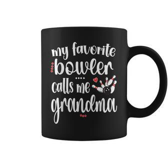 My Favorite Bowler Calls Me Bowling Grandma Coffee Mug | Mazezy