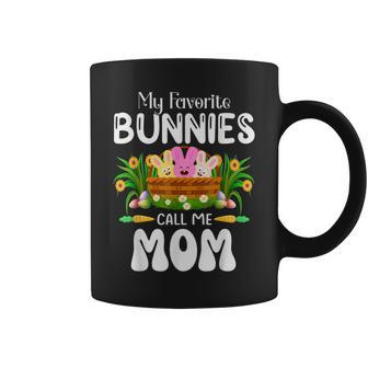 My Favorite Bunnies Call Me Mom - Easter Bunny Boys Girls Coffee Mug | Mazezy
