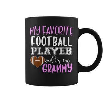 My Favorite Football Player Call Me Grammy Coffee Mug | Mazezy