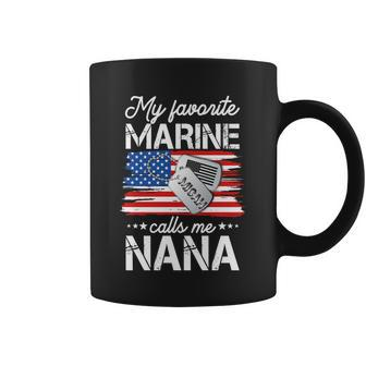 My Favorite Marine Calls Me Nana V2 Coffee Mug - Thegiftio UK