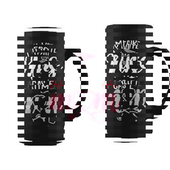 My Favorite Nurse Calls Me Mom Flowers Cute Mother Day Idea Coffee Mug - Thegiftio