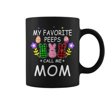 My Favorite Peeps Call Me Mom Lunch Lady Peeps Funny Easter Gift For Womens Coffee Mug | Mazezy
