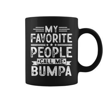 My Favorite People Call Me Bumpa Vintage Funny Dad Coffee Mug - Seseable