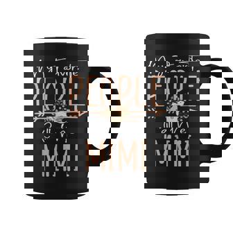 My Favorite People Call Me Mimi Mothers Day Floral Coffee Mug - Thegiftio UK