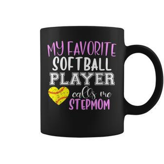 My Favorite Softball Player Call Me Stepmom Step-Mom Coffee Mug | Mazezy