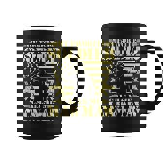 My Favorite Soldier Calls Me Mawmaw Proud Military Grandma Coffee Mug | Mazezy