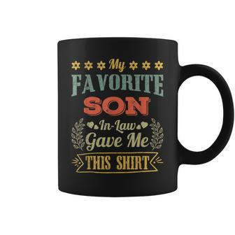 My Favorite Son In Law Gave Me This Gift Mother Coffee Mug | Mazezy UK