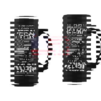My Favorite Veteran Is My Cousin - Flag Veterans Day Coffee Mug - Seseable