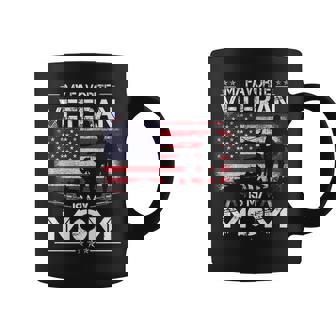 My Favorite Veteran Is My Mom - Flag Mother Veterans Day Coffee Mug - Seseable