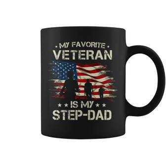 My Favorite Veteran Is My Step Dad For Father Veterans Day V2 Coffee Mug - Seseable