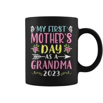 My First Mothers Day As A Grandma 2023 Happy Mothers Day Coffee Mug - Thegiftio UK