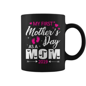 My First Mothers Day As A Mom 2019 Happy Lovely Shirt Coffee Mug | Mazezy