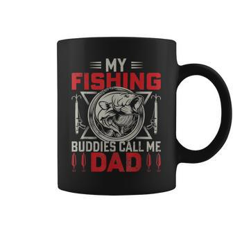 My Fishing Buddies Call Me Dad Father Day Birthday Men Coffee Mug - Seseable