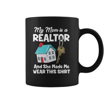 My Mom Is A Realtor Real Estate Agent Mothers Day Coffee Mug - Thegiftio UK