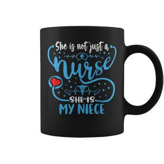 My Niece Is A Nurse Proud Nurses Aunt Uncle Rn Lpn Family Coffee Mug | Mazezy