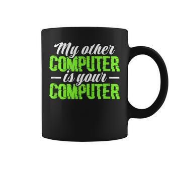 My Other Computer Is Your Computer Hacker Hacking Programmer Coffee Mug | Mazezy