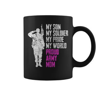 My Son Proud Army Mom Military Gift Gift For Womens Coffee Mug | Mazezy
