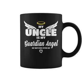 My Uncle Is My Guardian Angel He Watches Over Me In Memory Coffee Mug | Mazezy DE