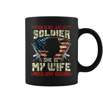 My Wife Is A Soldier Proud Army Husband Military Gifts Coffee Mug | Mazezy