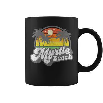 Myrtle Beach South Carolina Retro 70S Vintage Vacation 2023 Coffee Mug | Mazezy