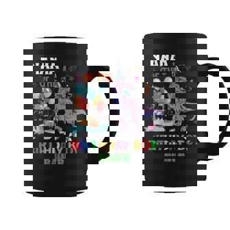 Nana Of The Birthday Boy Dinosaur Raptor Funny Coffee Mug - Seseable
