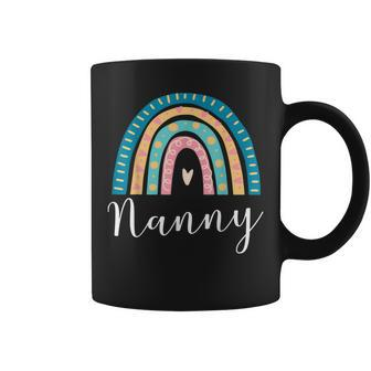 Nanny Rainbow Gifts For Grandma Family Matching Birthday Coffee Mug | Mazezy