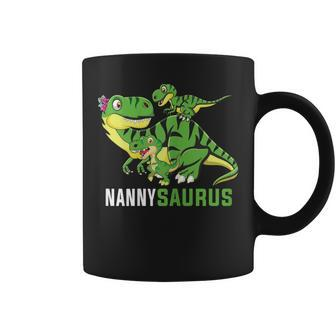 Nannysaurus Cute Nanny Saurus Dinosaur Christmas Gift For Womens Coffee Mug | Mazezy