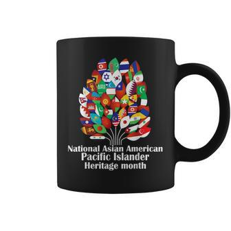 National Asian American Pacific Islander Heritage Month Tree Coffee Mug | Mazezy