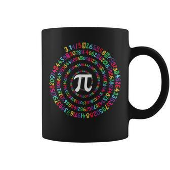 National Pi Day Colorful Math Teacher Lover Gifts Coffee Mug - Seseable