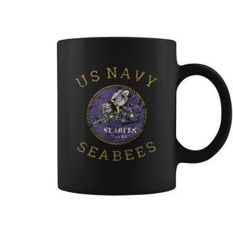 Navy Seabees Us Military Vintage Shirt Coffee Mug - Thegiftio UK