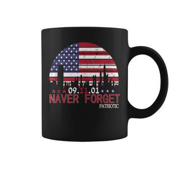 Never Forget Patriotic 911 American 20 Years Flag Vintage Coffee Mug - Thegiftio UK
