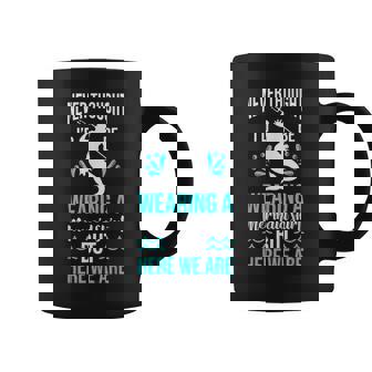 Never Thought Id Be Wearing A Mermaid Mens Funny Dad Coffee Mug - Thegiftio