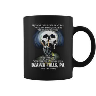 Never Underestimate A Beaver Falls Pa Man Coffee Mug - Seseable