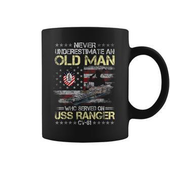 Never Underestimate An Old Man Who Served Onuss Ranger Cv-61 Coffee Mug - Seseable