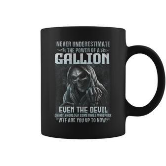 Never Underestimate The Power Of An Gallion Even The Devil V2 Coffee Mug - Thegiftio UK